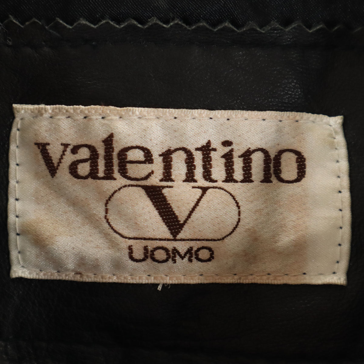 VALENTINO ヴァレンティノ レザージャケット ブラック UOMO メンズ