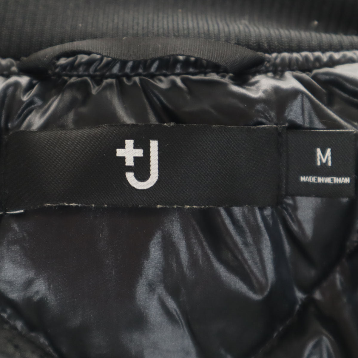 UNIQLO +J ユニクロ プラスジェイ MA-1 ハイブリッド オーバーサイズ ダウンジャケット M ブラック メンズ