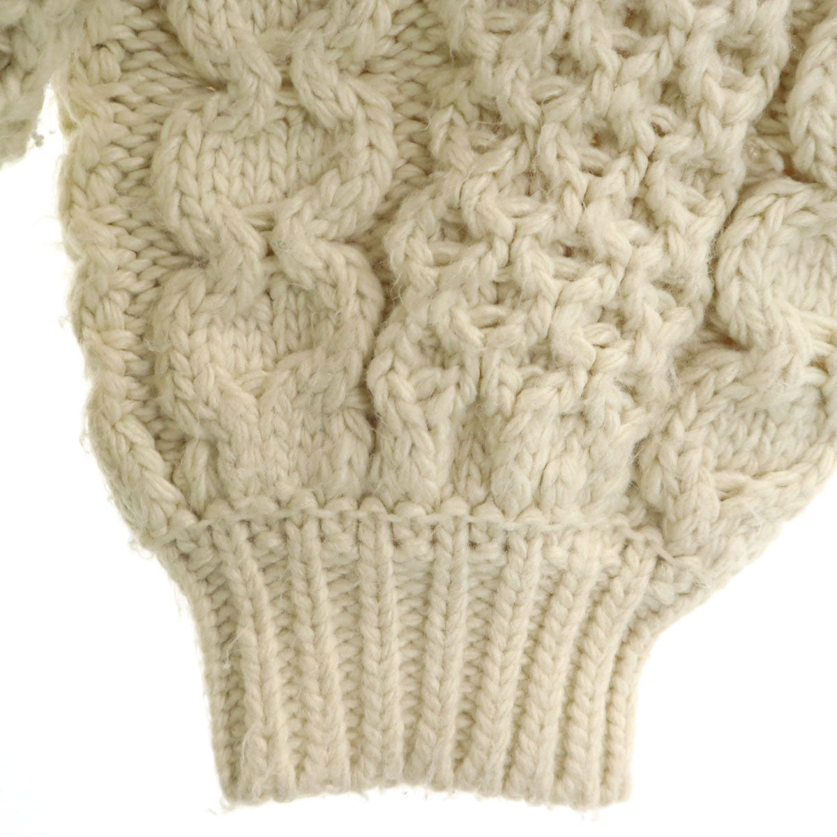 BROWN THEATRE PRODUCTS ブラウンシアタープロダクツ 長袖 ボトルネック セーター オフホワイト ニット メンズ