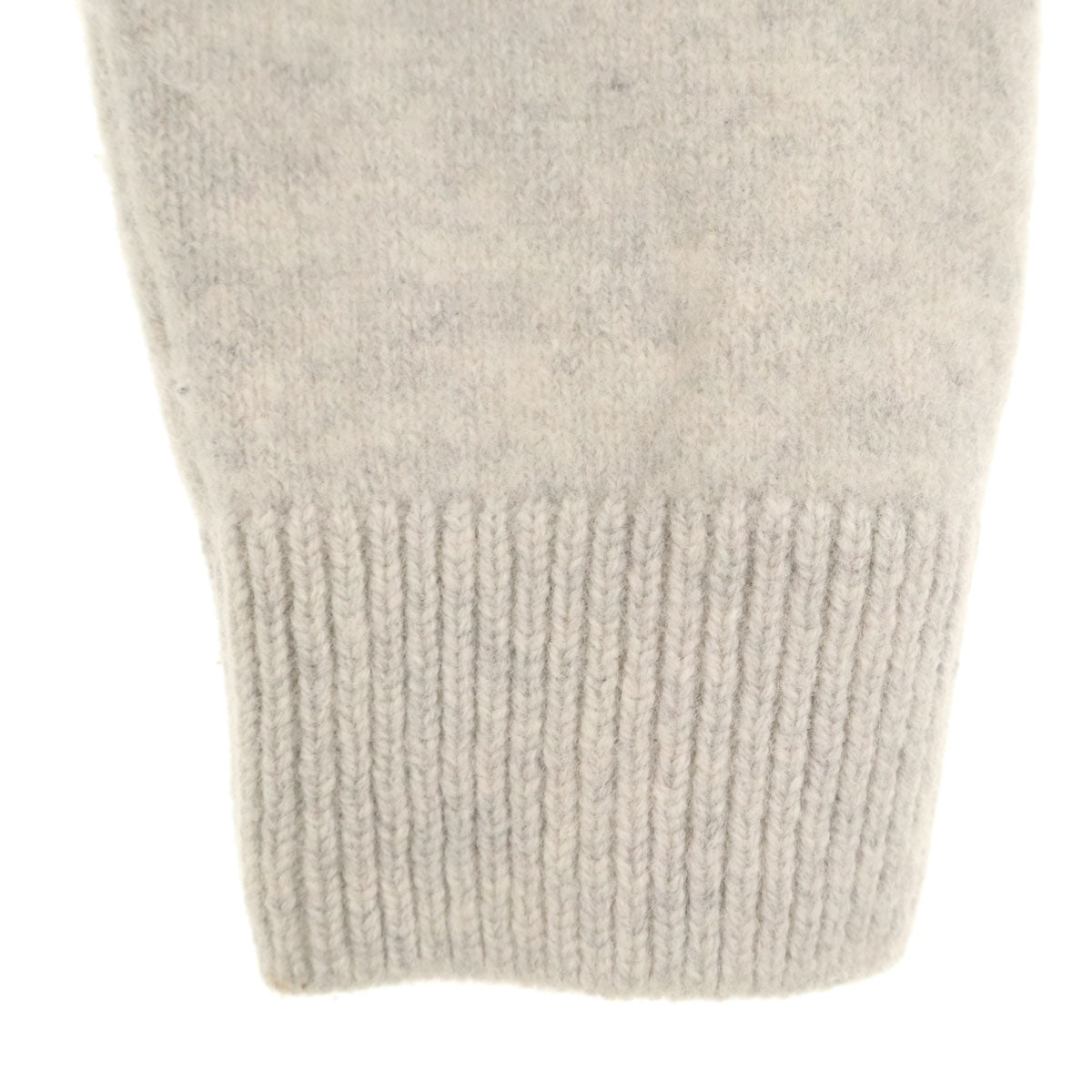 MAISON KITSUNE メゾンキツネ モロッコ製 ウールブレンド 長袖 セーター L ホワイト メンズ