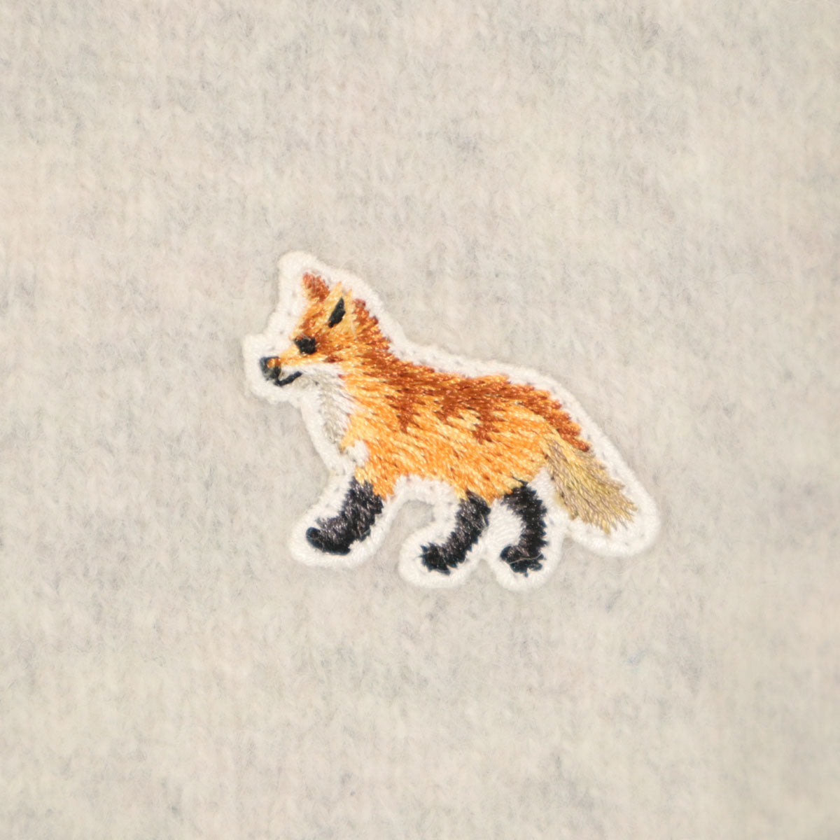 MAISON KITSUNE メゾンキツネ モロッコ製 ウールブレンド 長袖 セーター L ホワイト メンズ