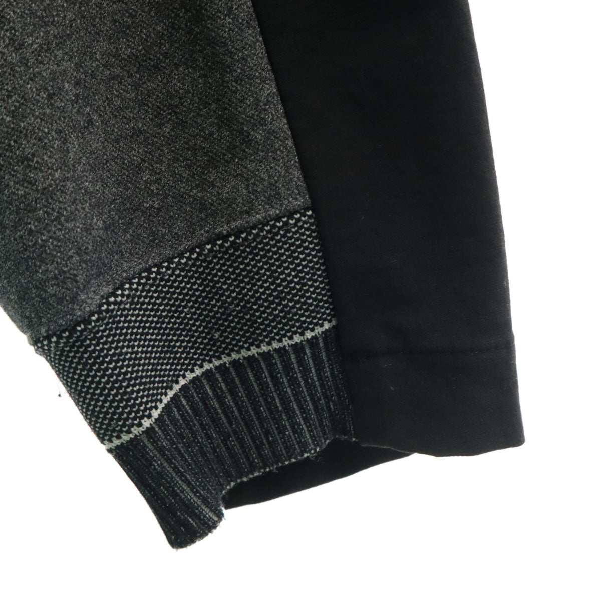 H.I.P. by SOLIDO エイチアイピーバイソリード 日本製 長袖 ストレッチ コンビネーション ジップパーカー 上下 セットアップ 4/3 グレー メンズ