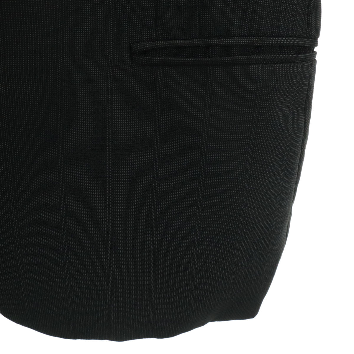 Emporio Armani エンポリオアルマーニ 90s イタリア製 オールド ストライプ柄 スーツ 上下 セットアップ 46 ブラック系 メンズ