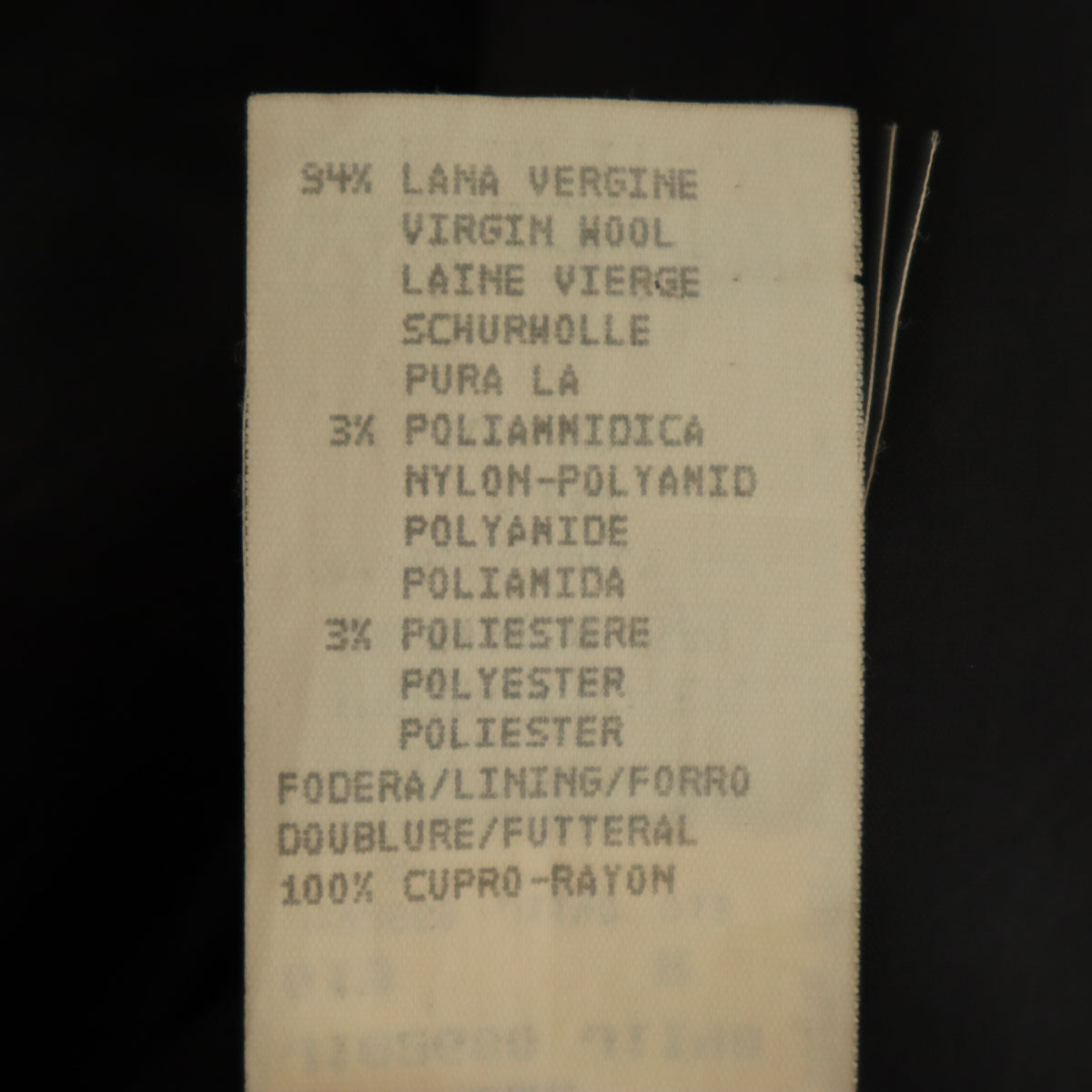 Emporio Armani エンポリオアルマーニ 90s イタリア製 オールド ストライプ柄 スーツ 上下 セットアップ 46 ブラック系 メンズ