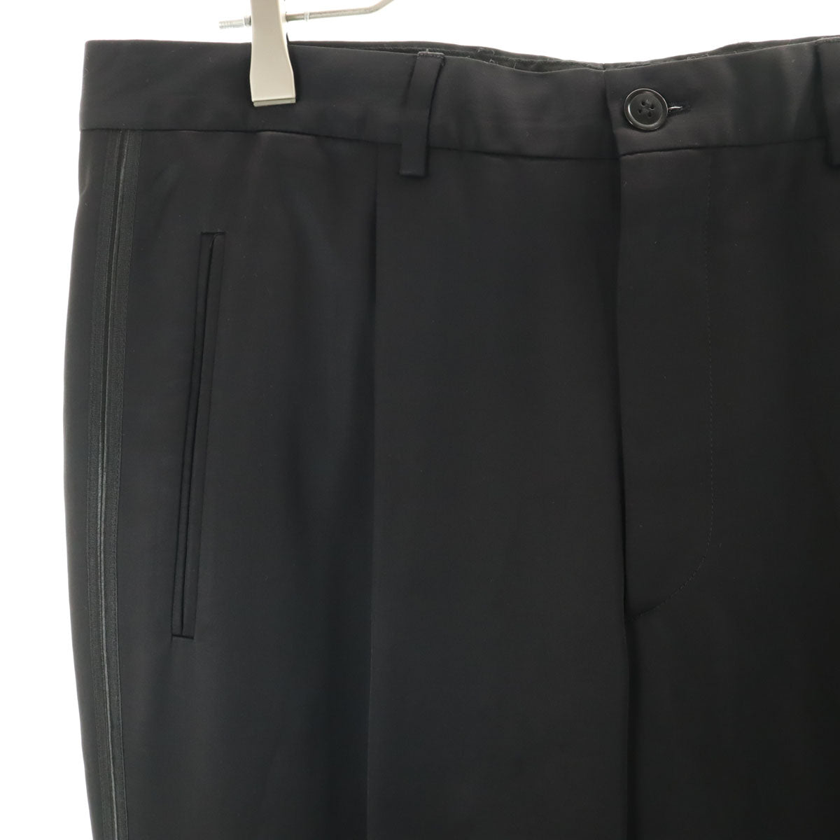 GIORGIO ARMANI ジョルジオアルマーニ イタリア製 スーツ 上下 セットアップ 52 ブラック メンズ