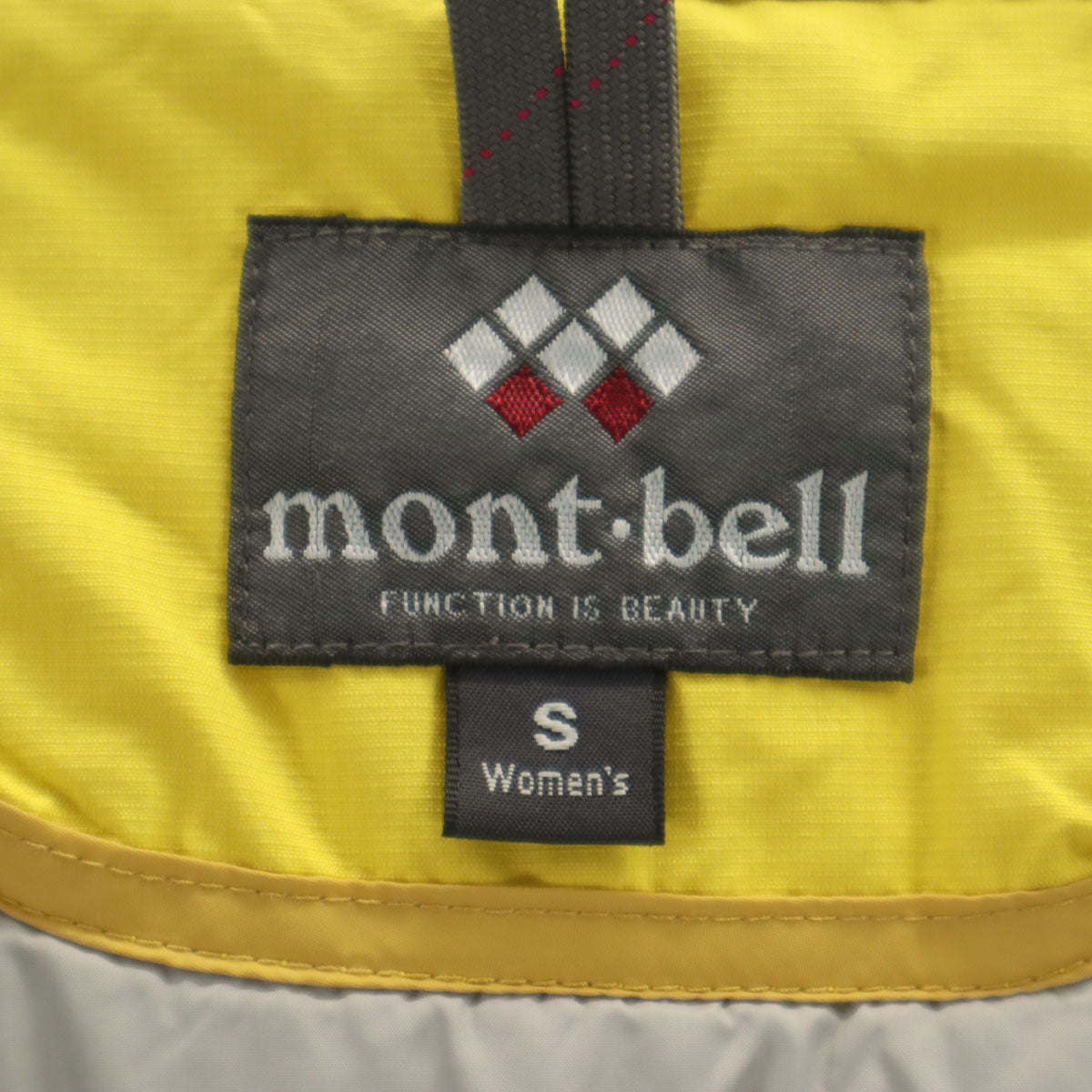 mont-bell モンベル スキー ウェア 上下 セットアップ S イエロー アソート レディース