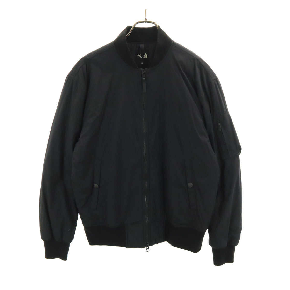 THE NORTH FACE ノースフェイス TRANSIT ボンバー ジャケット S ブラック NY81862 アウトドア 中綿 MA-1 メンズ