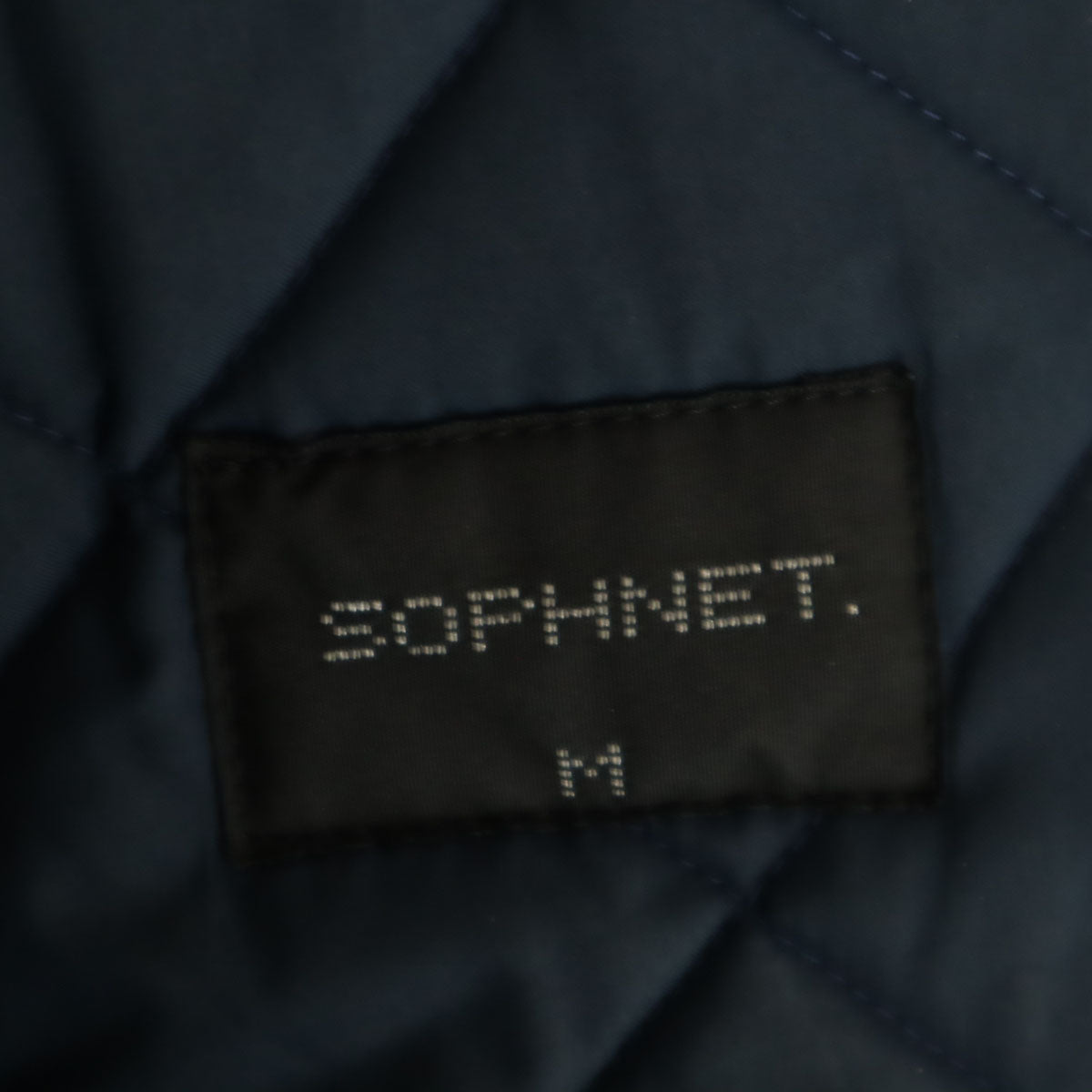 SOPHNET. ソフネット 日本製 ダッフル キルティングジャケット M ネイビー メンズ