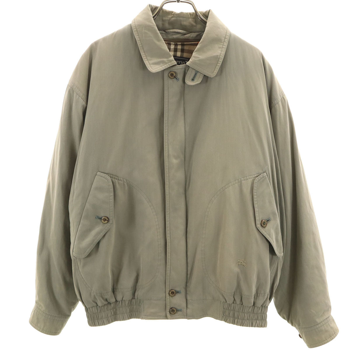 Burberrys バーバリーズ 90s オールド ブルゾン L グレー ボンバージャケット C-TK83 ライナー付き メンズ