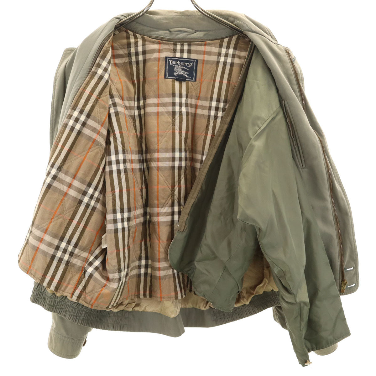 Burberrys バーバリーズ 90s オールド ブルゾン L グレー ボンバージャケット C-TK83 ライナー付き メンズ