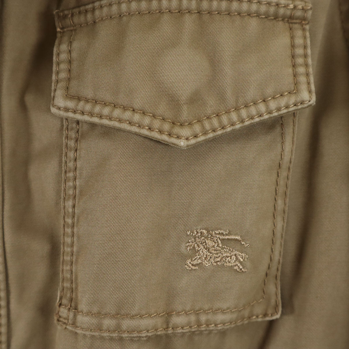 BURBERRY LONDON BLUE LABEL バーバリー ロンドン ブルーレーベル モッズコート 38 ベージュ 三陽商会 中綿 ミリタリー ラクーンファー付き レディース