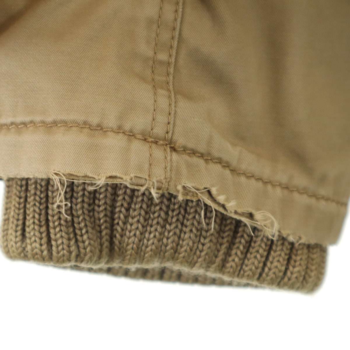 BURBERRY LONDON BLUE LABEL バーバリー ロンドン ブルーレーベル モッズコート 38 ベージュ 三陽商会 中綿 ミリタリー ラクーンファー付き レディース