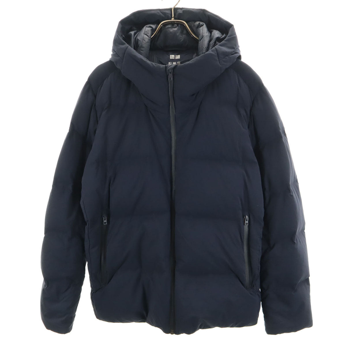 UNIQLO ユニクロ シームレス ダウンパーカー XL ネイビー メンズ
