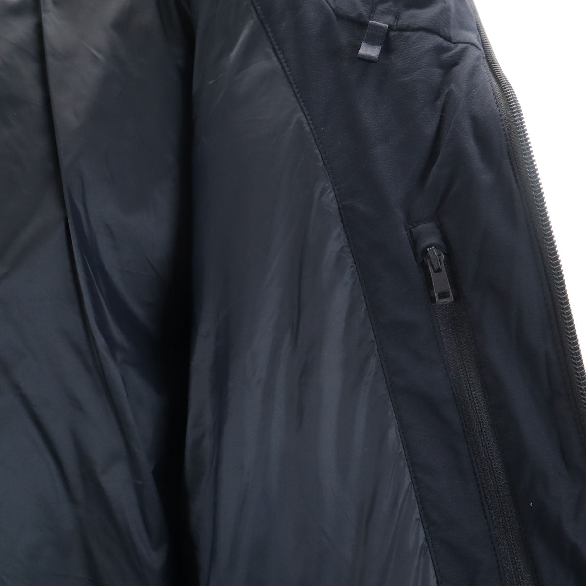 UNIQLO ユニクロ シームレス ダウンパーカー XL ネイビー メンズ