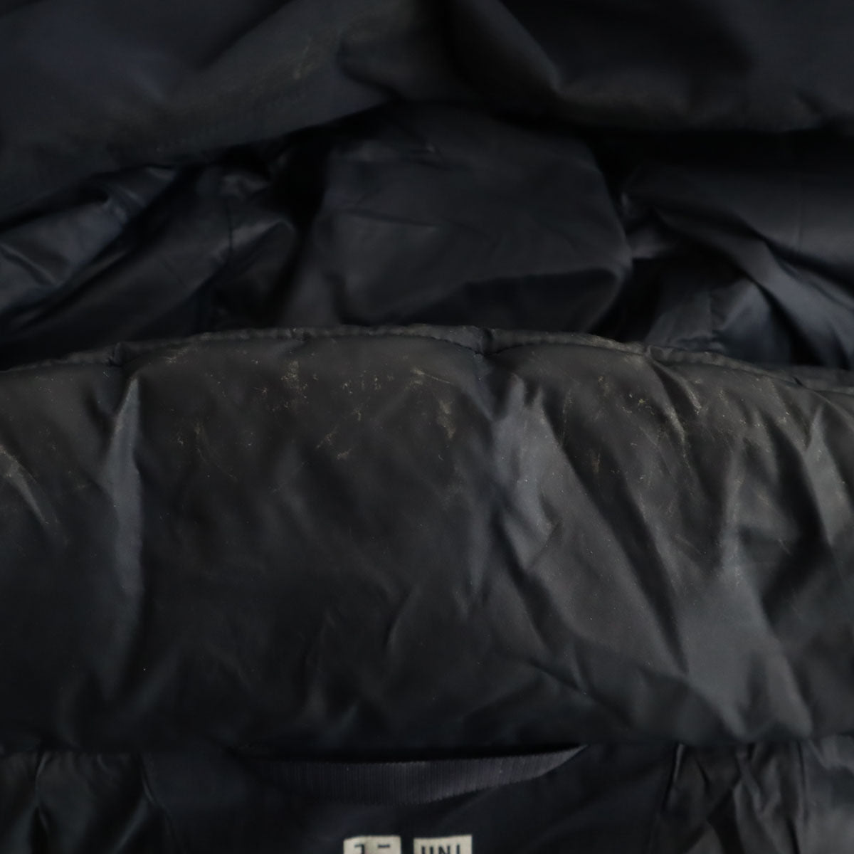 UNIQLO ユニクロ シームレス ダウンパーカー XL ネイビー メンズ