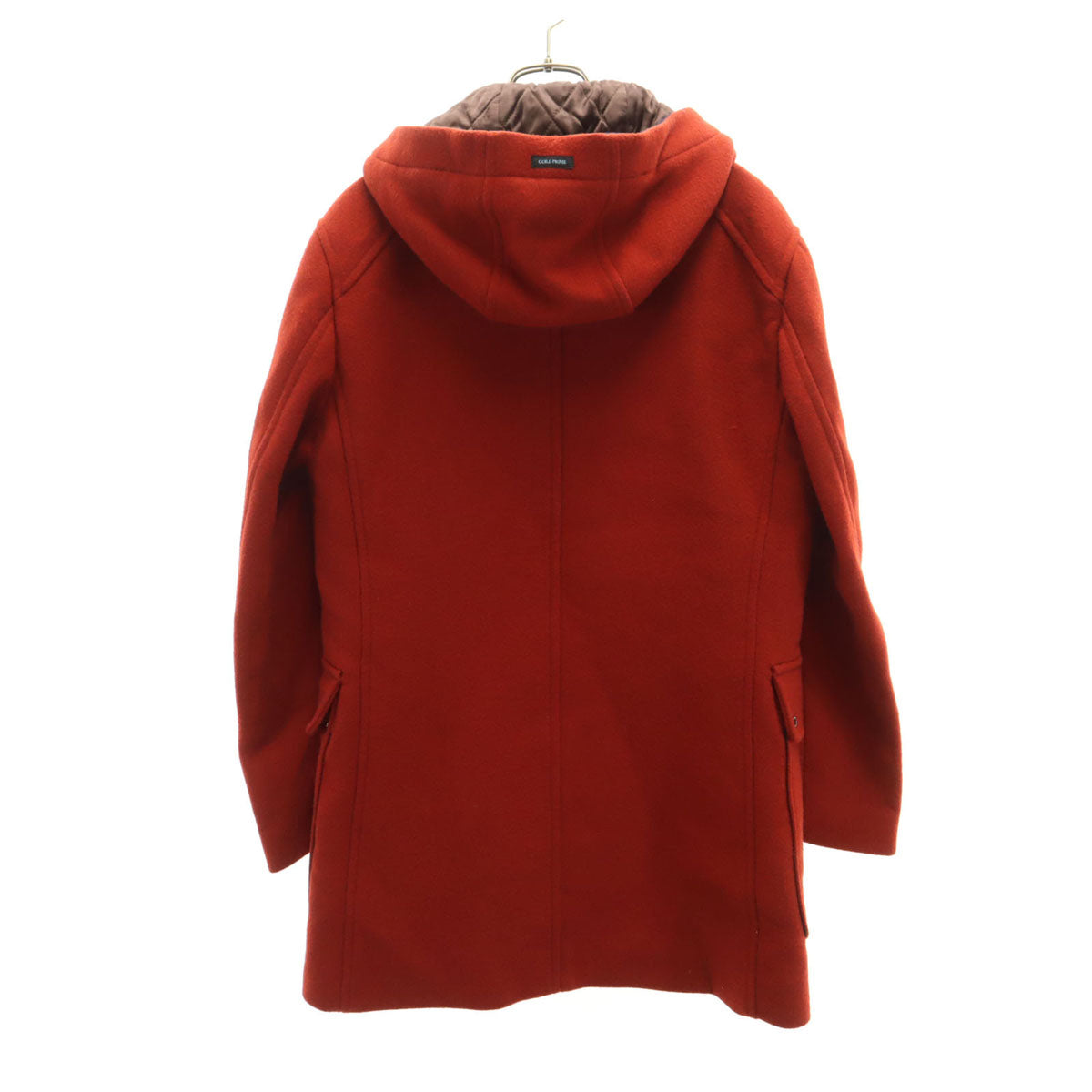 GUILD PRIME ギルドプライム フーデッド コート M レッドブラウン系 メンズ