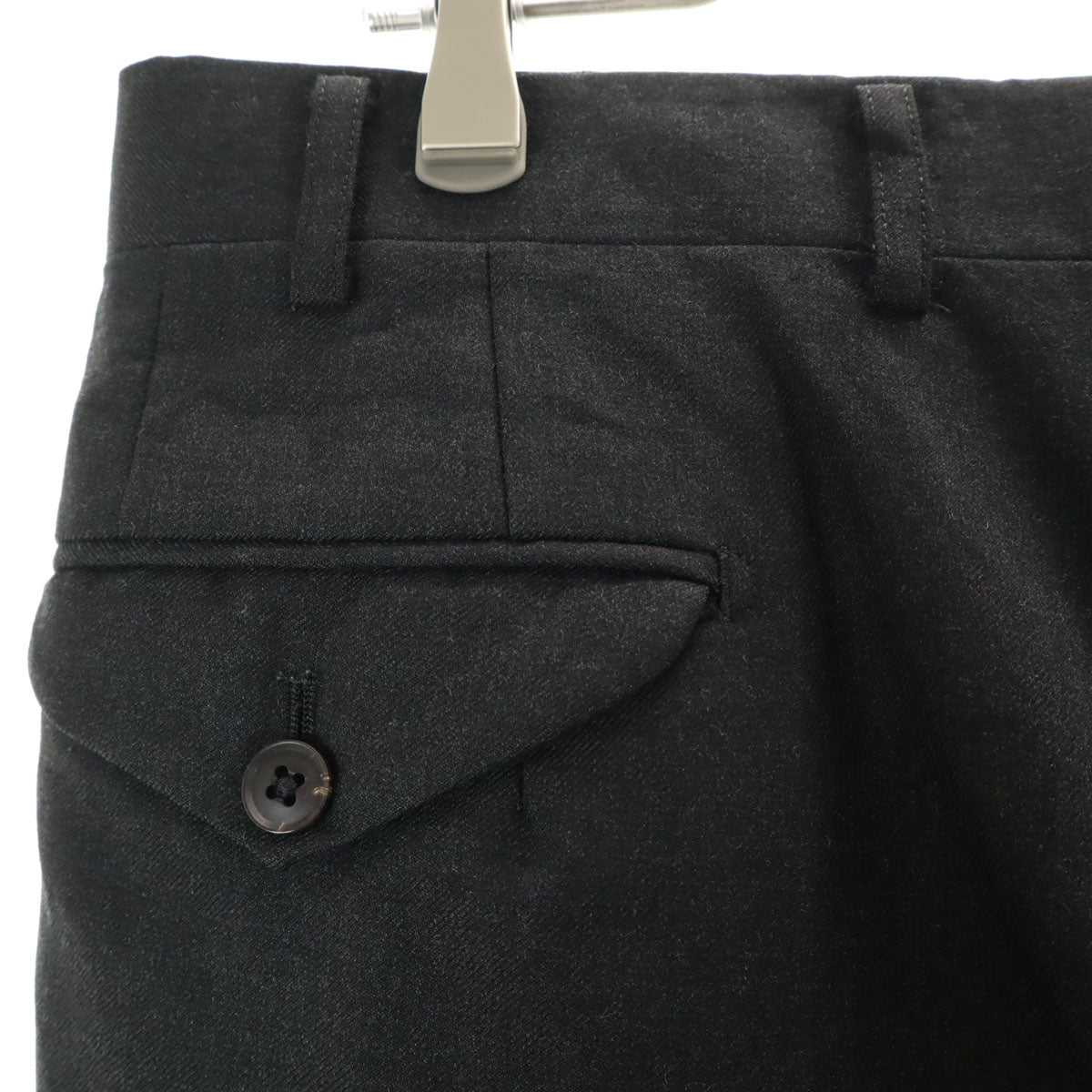 BURBERRY LONDON バーバリーロンドン 日本製 ウールブレンド パンツスーツ 上下 セットアップ AB5 チャコールグレー 三陽商会 メンズ