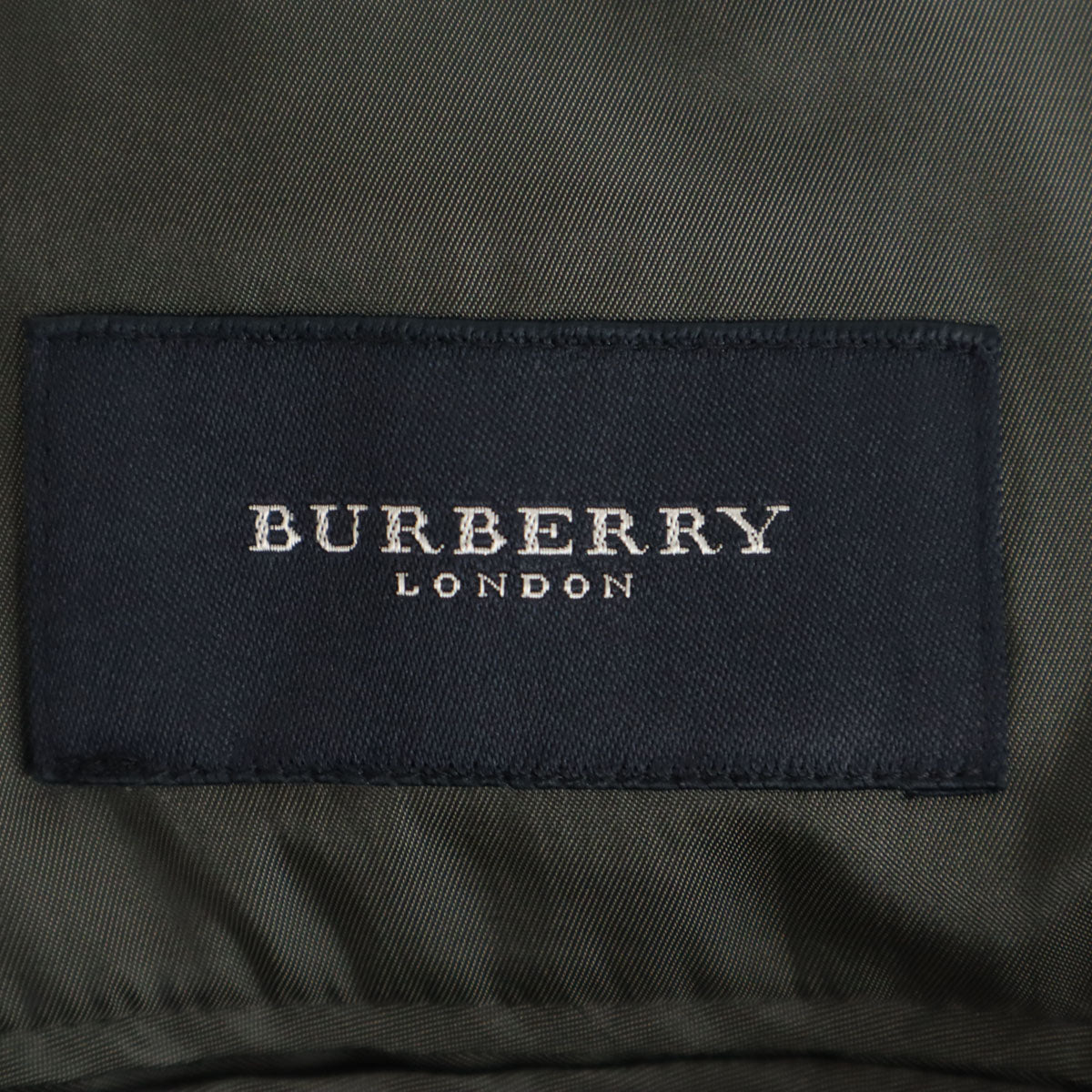 BURBERRY LONDON バーバリーロンドン 日本製 ウールブレンド パンツスーツ 上下 セットアップ AB5 チャコールグレー 三陽商会 メンズ