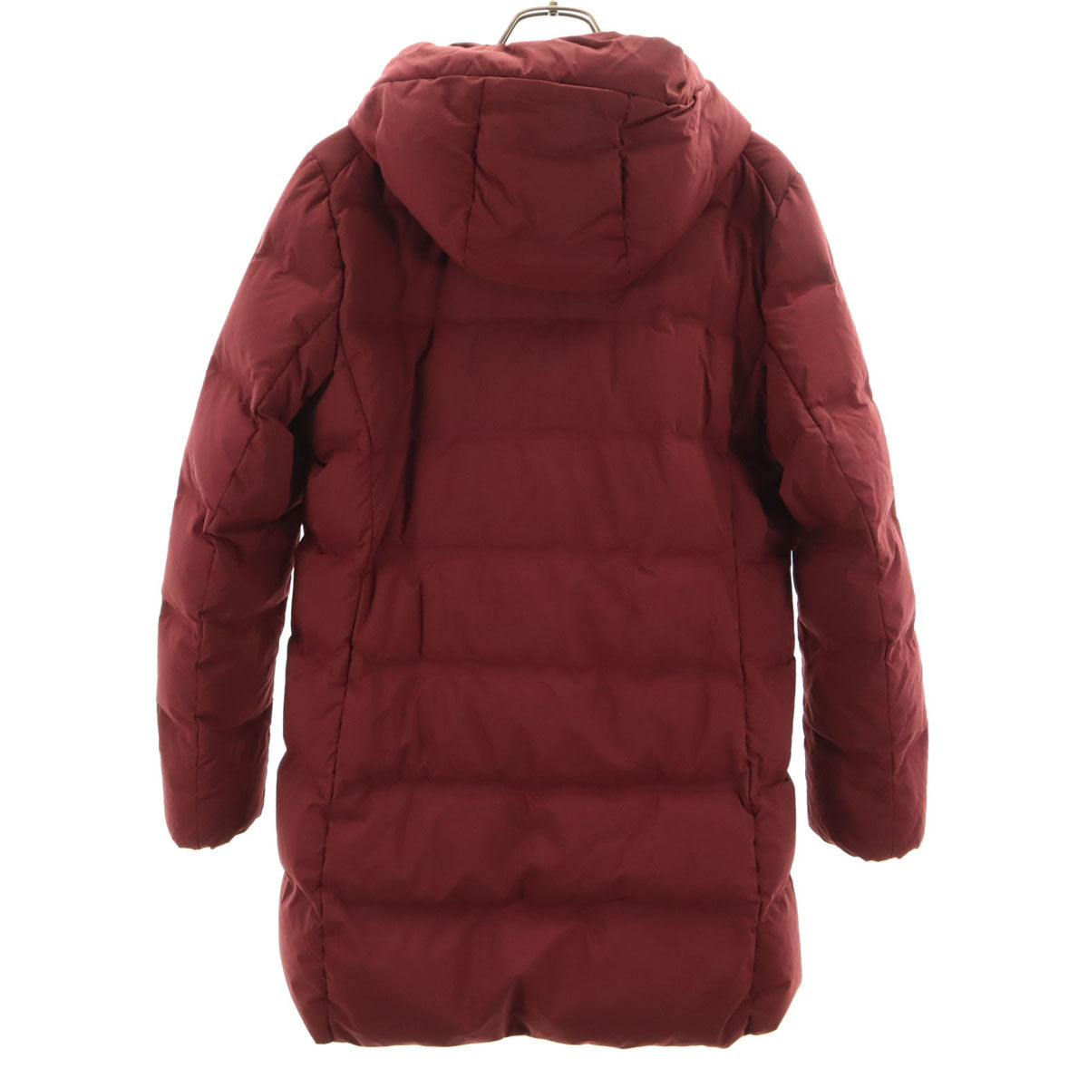 UNIQLO ユニクロ シームレス ショート ダウンコート L ワインレッド レディース