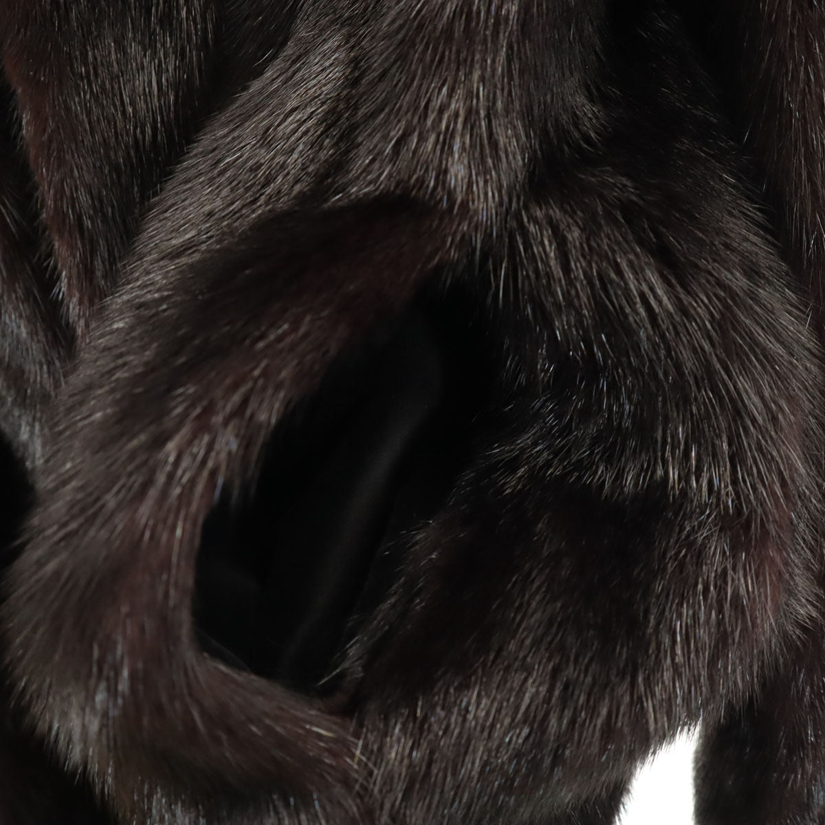 毛皮コート ダークブラウン メンズ