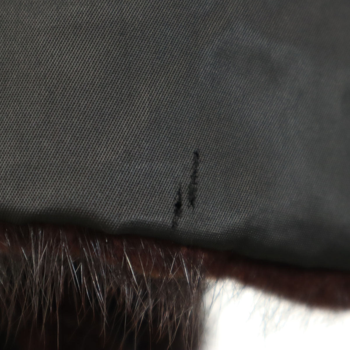 毛皮コート ダークブラウン メンズ