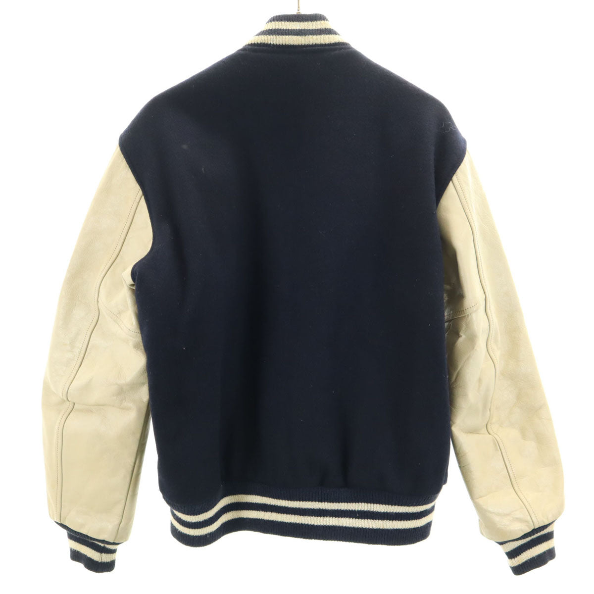 BUTWIN バドウィン 70s ヴィンテージ スタジャン 40 ネイビー系 袖レザー メンズ