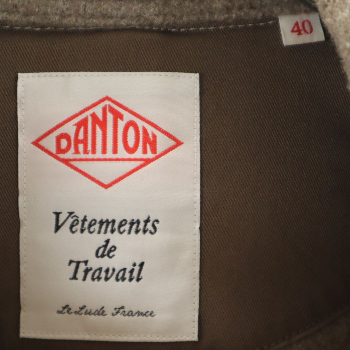 Danton ダントン 日本製 ウールブレンド ジャケット 40 グレー メンズ