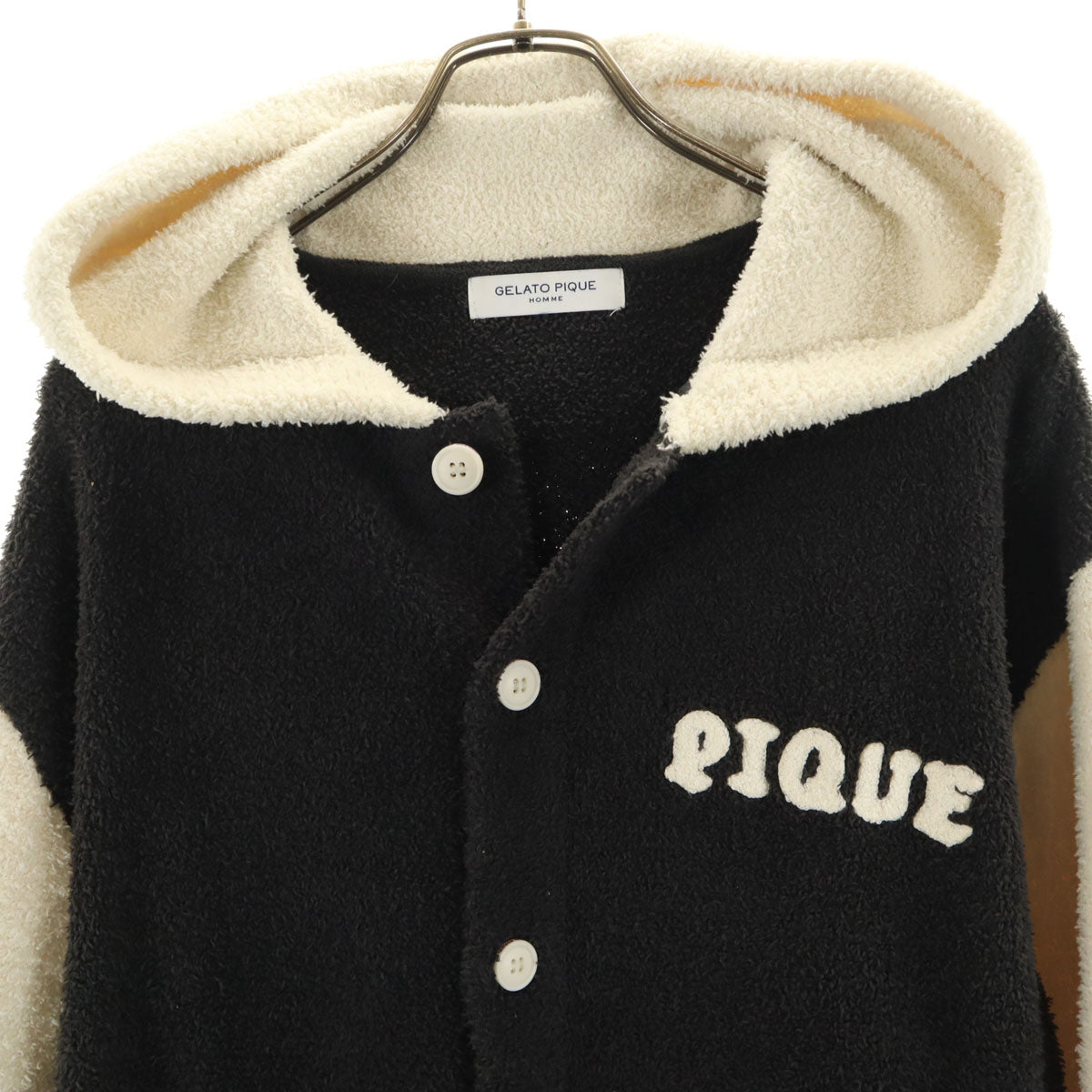 GELATO PIQUE HOMME ジェラートピケオム フレンチブルドッグ ブルゾン M チャコールブラック ルームウェア メンズ