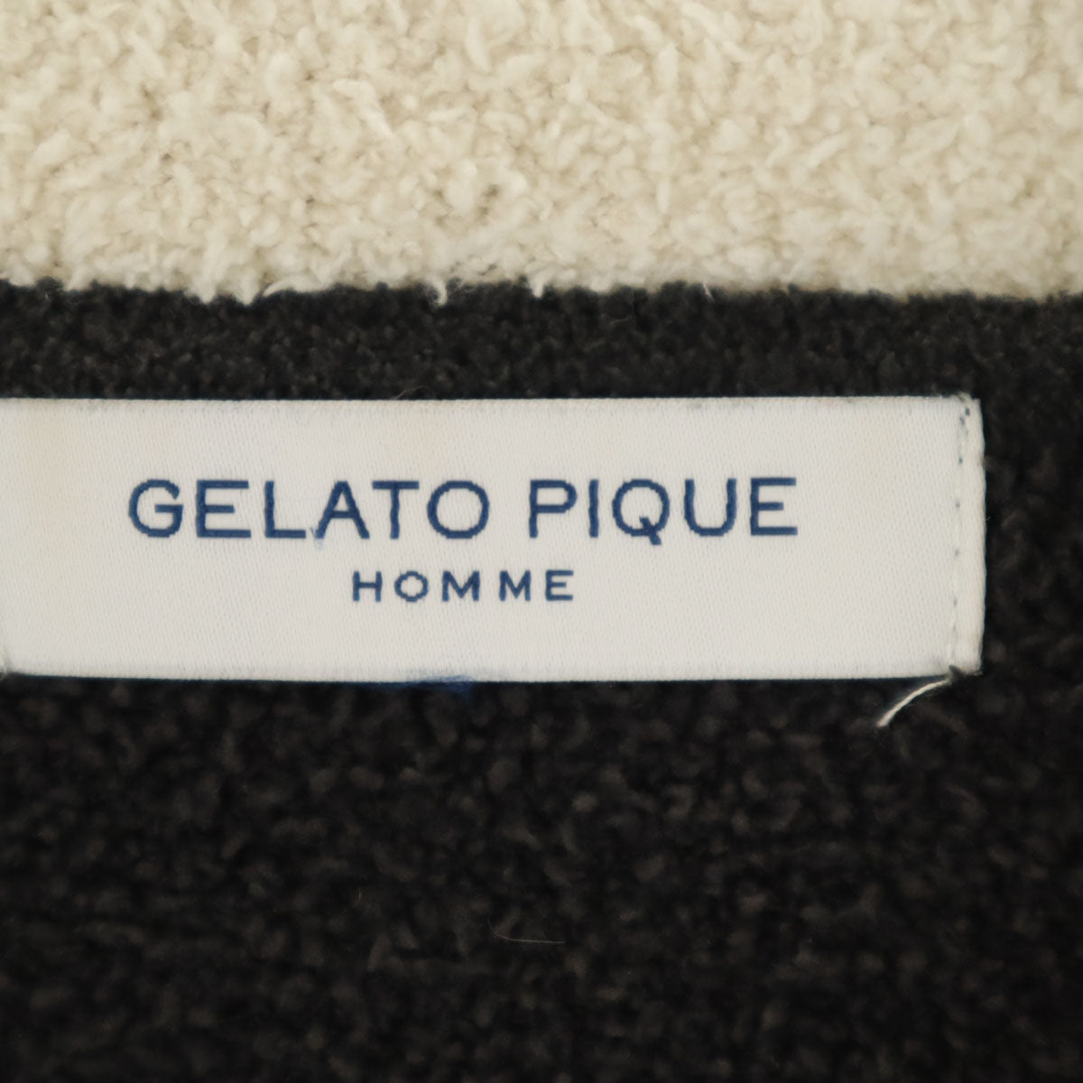 GELATO PIQUE HOMME ジェラートピケオム フレンチブルドッグ ブルゾン M チャコールブラック ルームウェア メンズ
