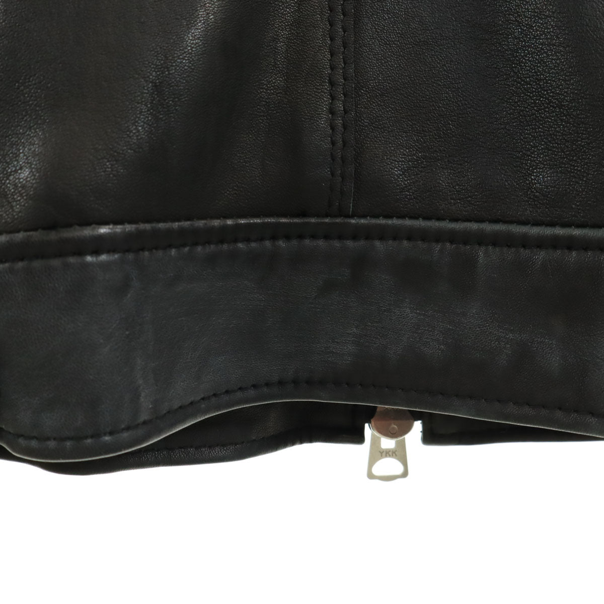 nano universe ナノユニバース 羊革 レザージャケット S ブラック サーモライト中綿 メンズ