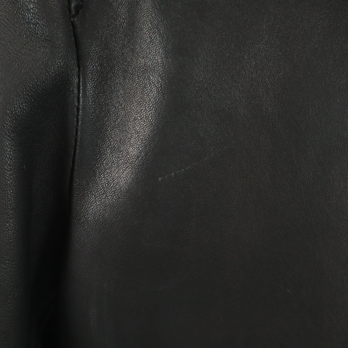 nano universe ナノユニバース 羊革 レザージャケット S ブラック サーモライト中綿 メンズ