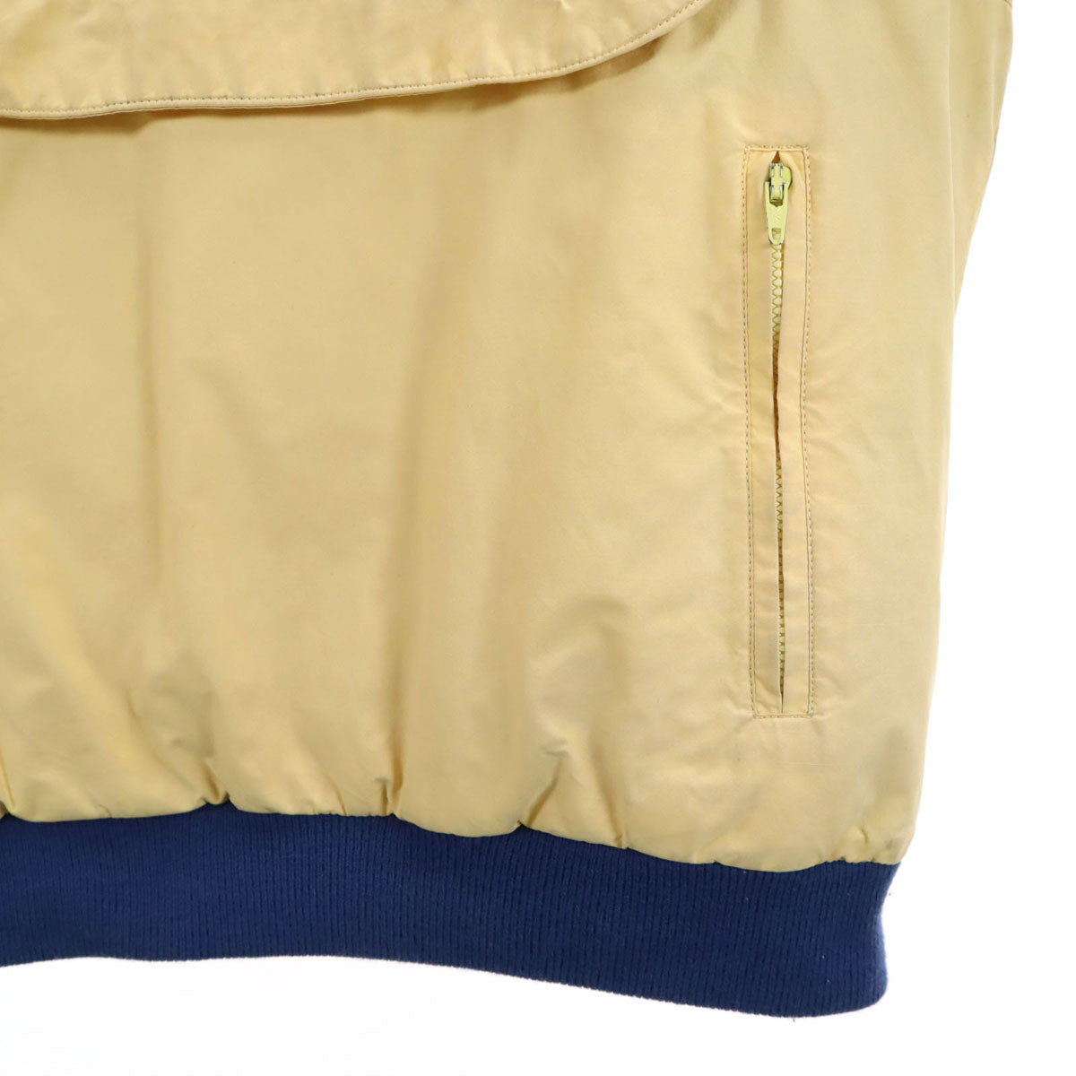 MONCLER モンクレール 80s アシックス ヴィンテージ ハイブリッド ダウンジャケット S イエロー プルオーバー アノラック メンズ