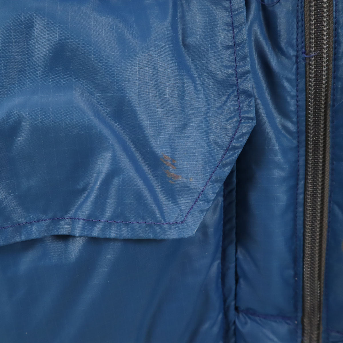 HIGH&LIGHT 80s ヴィンテージ ダウンベスト S ブルー メンズ