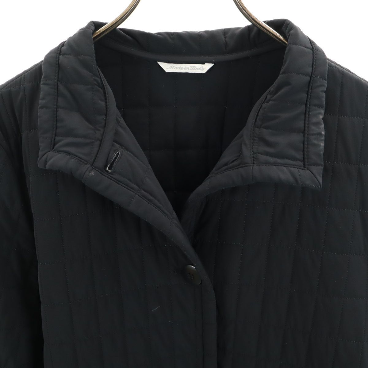 MAX MARA マックスマーラ イタリア製 キルティングコート 42 ブラック レディース