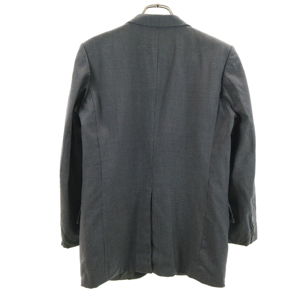 GIVENCHY GENTLEMAN ジバンシィ ジェントルマン 80s 90s オールド ハウンドトゥース柄 テーラードジャケット グレー GINZA MEN'S WEAR 千鳥格子 メンズ