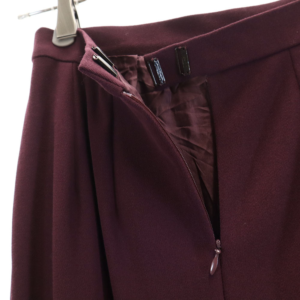 CELINE セリーヌ フランス製 3ピース ジャケット 上下 セットアップ 38 ボルドー レディース