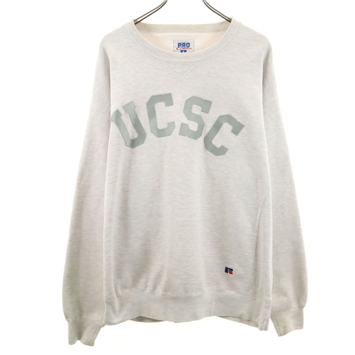 RUSSELL ATHLETIC ラッセルアスレチック 90s USA製 オールド UCSC 長袖 スウェット トレーナー L グレー メンズ