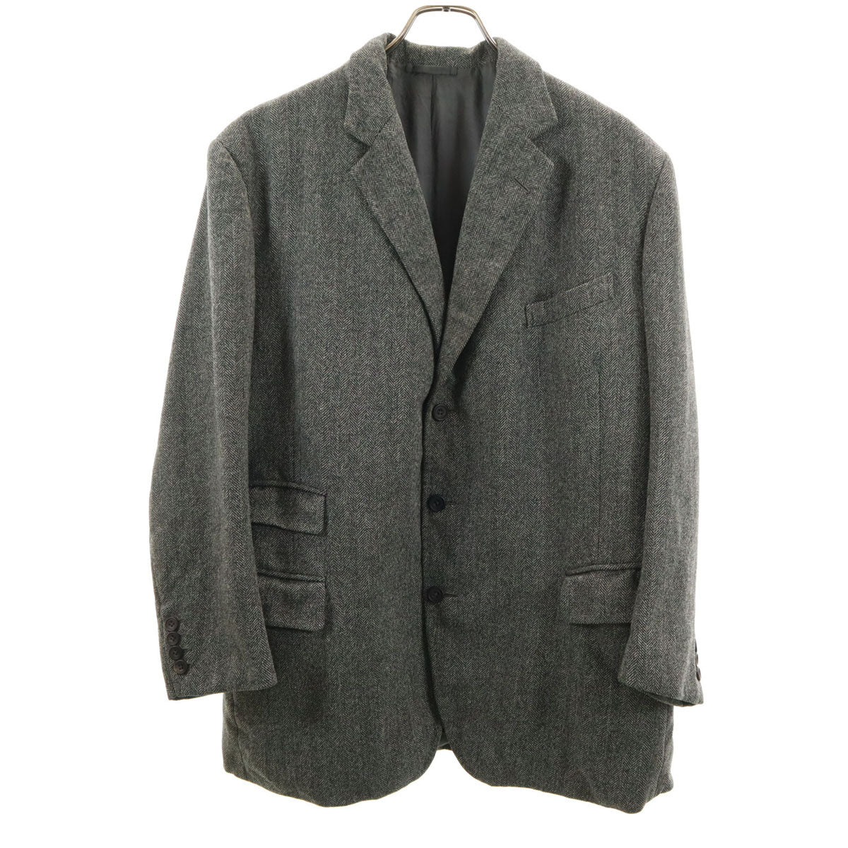 THOM BROWNE トムブラウン 90s オールド ヘリンボーン柄 テーラードジャケット グレー メンズ