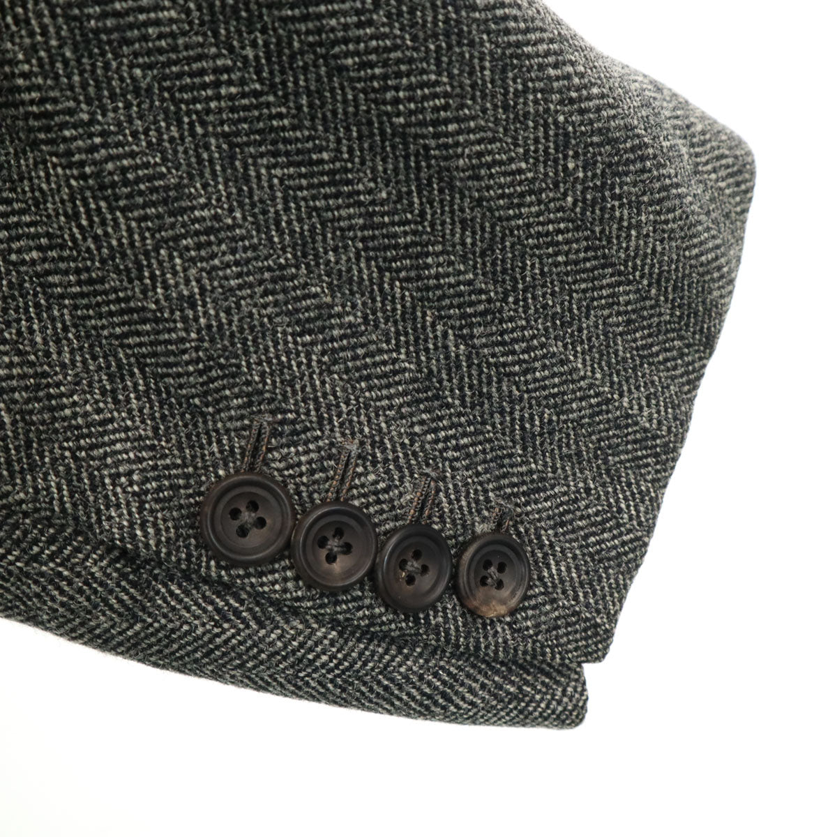 THOM BROWNE トムブラウン 90s オールド ヘリンボーン柄 テーラードジャケット グレー メンズ