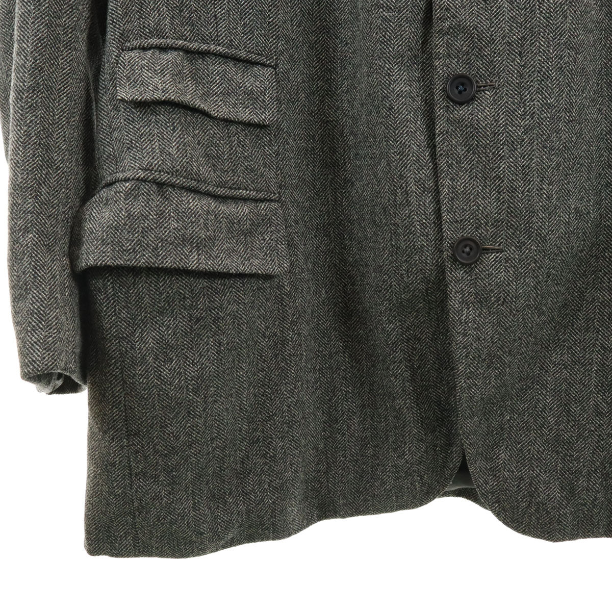 THOM BROWNE トムブラウン 90s オールド ヘリンボーン柄 テーラードジャケット グレー メンズ