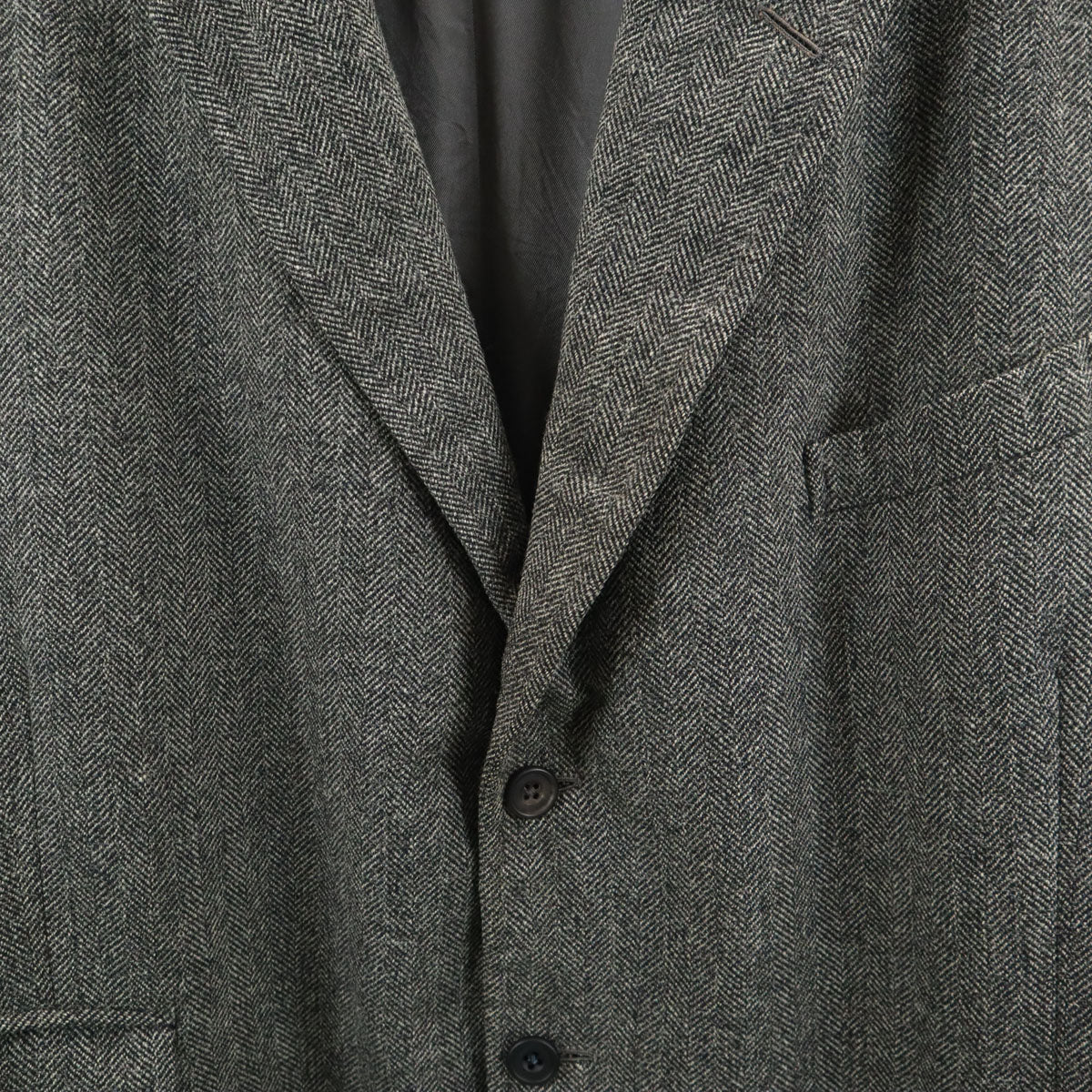 THOM BROWNE トムブラウン 90s オールド ヘリンボーン柄 テーラードジャケット グレー メンズ