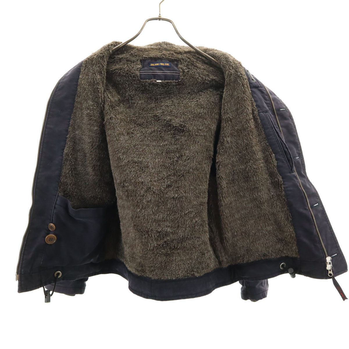 BLUE BLUE ブルーブルー 日本製 N-1 デッキ ジャケット 1 ネイビー メンズ