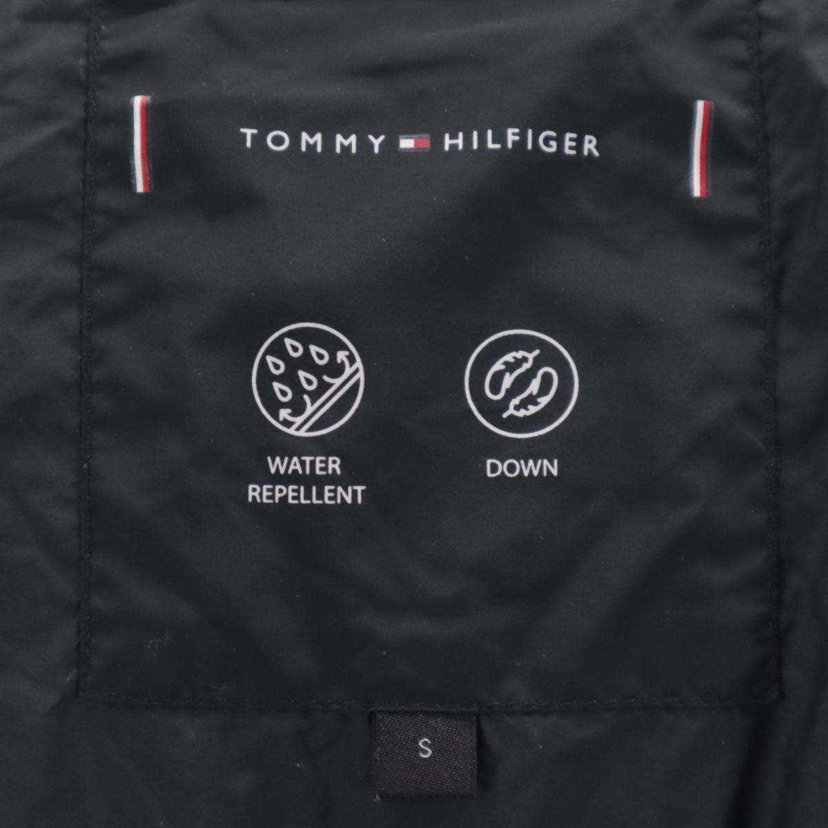 TOMMY HILFIGER トミーヒルフィガー ダウンジャケット S ネイビー メンズ