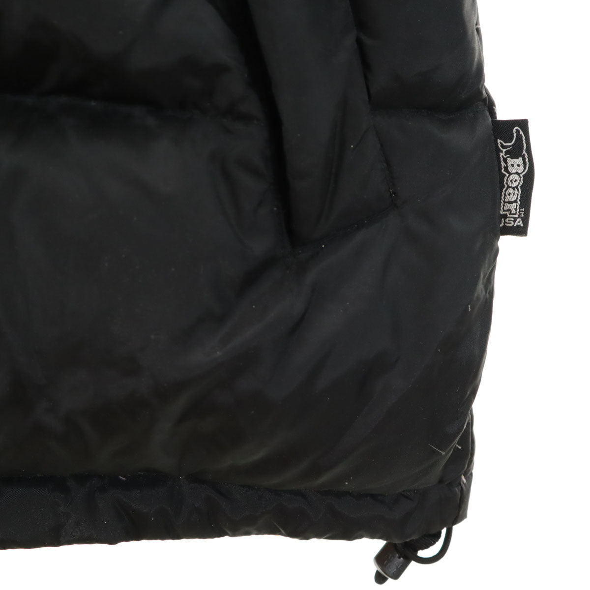 Bear ベアー リバーシブル ダウンジャケット S イエロー メンズ