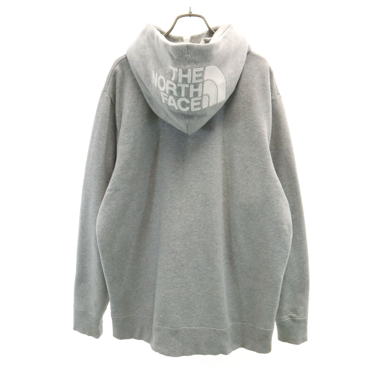 THE NORTH FACE ノースフェイス 長袖 リアビュー スウェット ジップパーカー XL グレー NT12340 アウトドア メンズ