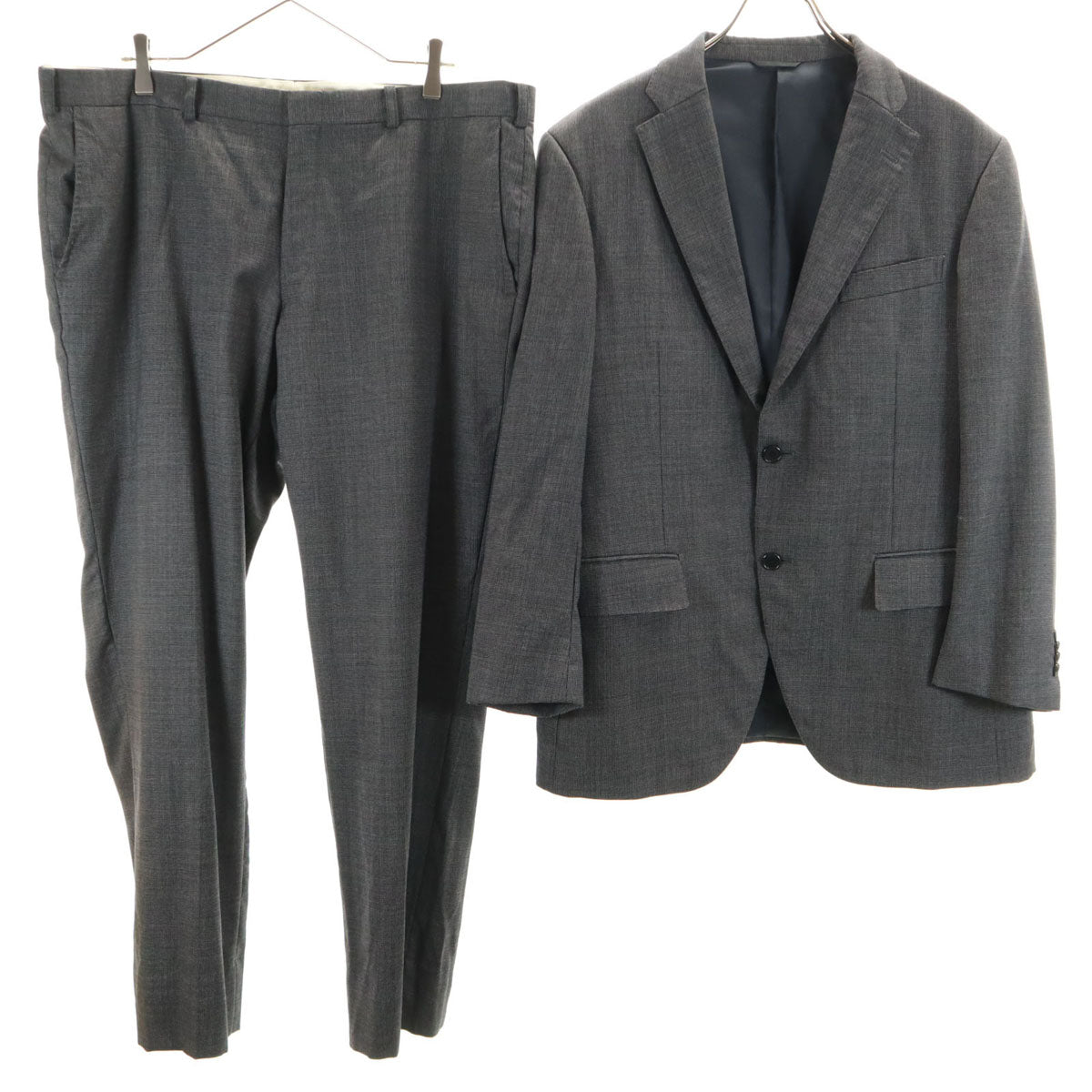 azabu tailor アザブテーラー スーツ 上下 セットアップ 056A/100 グレー 麻布テーラー メンズ