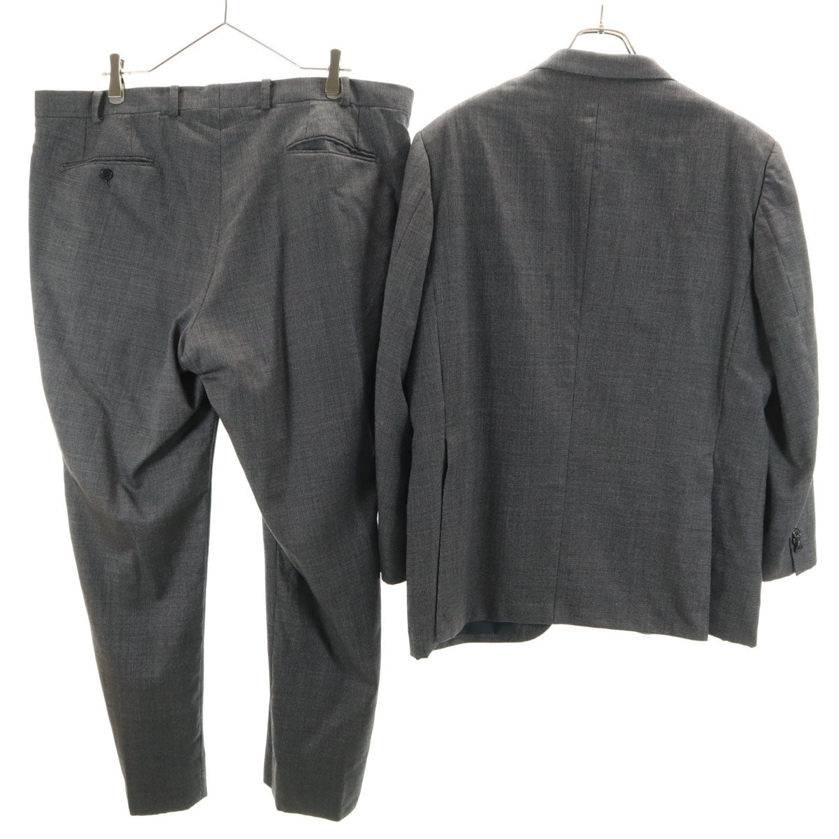 azabu tailor アザブテーラー スーツ 上下 セットアップ 056A/100 グレー 麻布テーラー メンズ