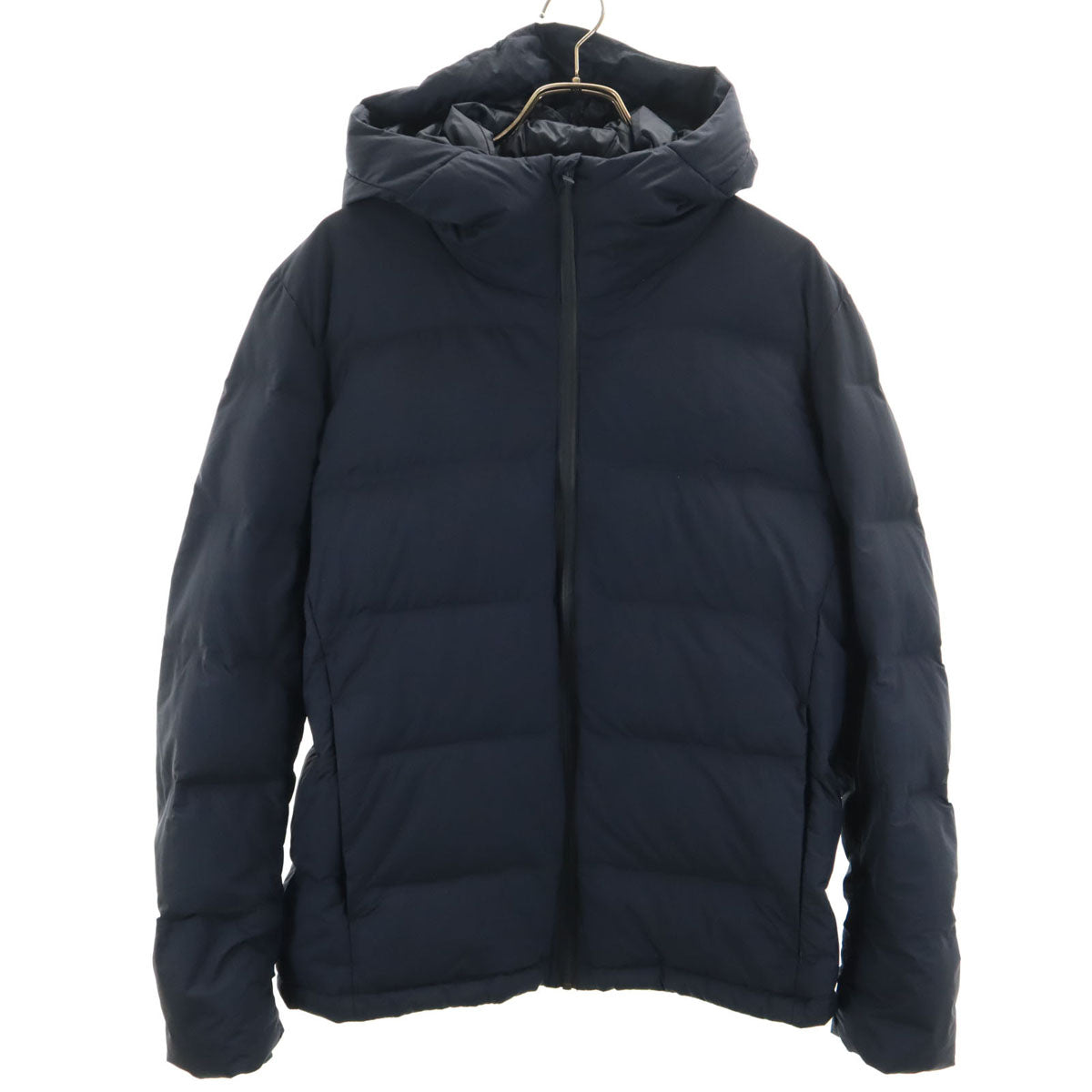 UNIQLO ユニクロ シームレス ダウンパーカー L ネイビー メンズ