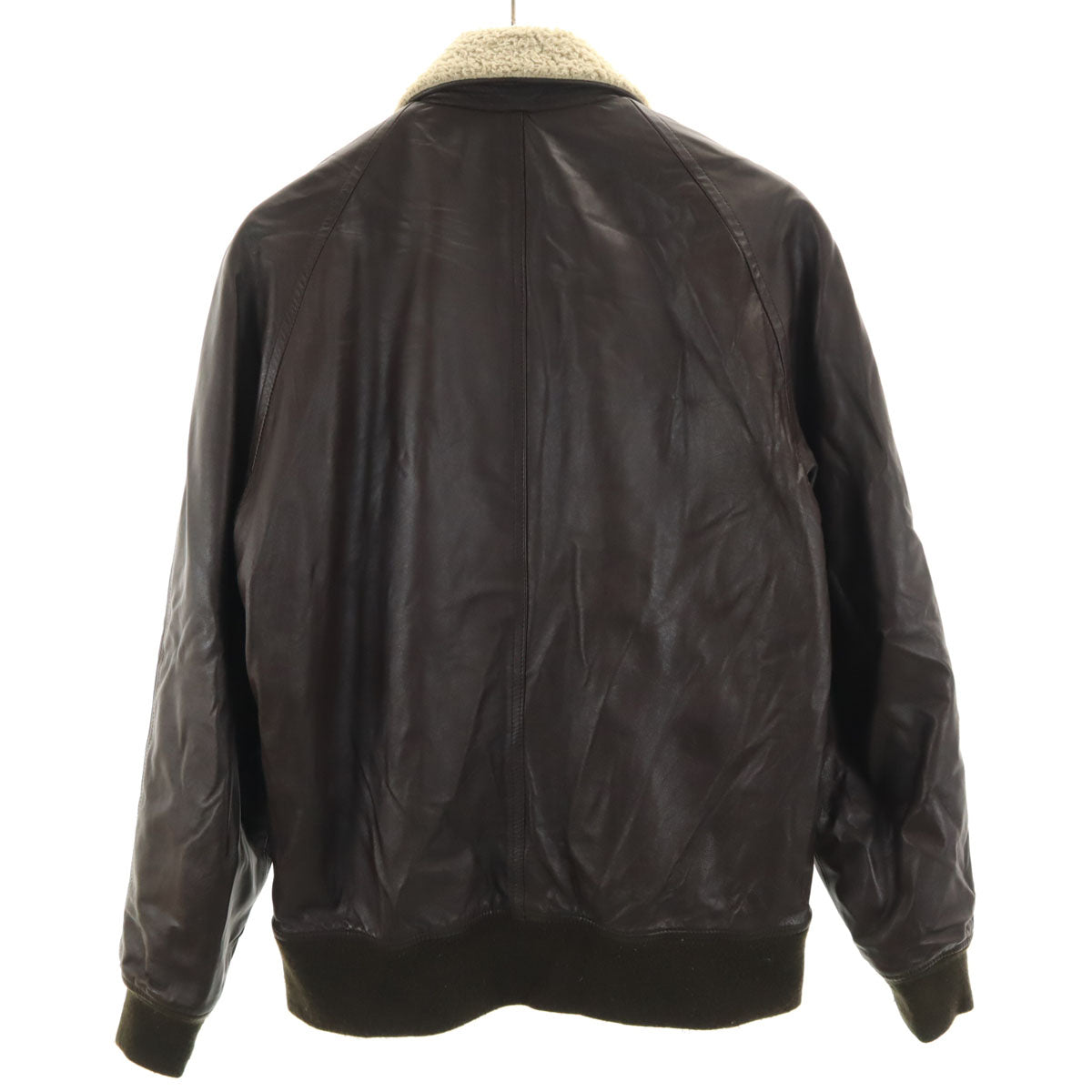 MACKDADDY マックダディー レザージャケット L ブラウン系 裏ボア メンズ