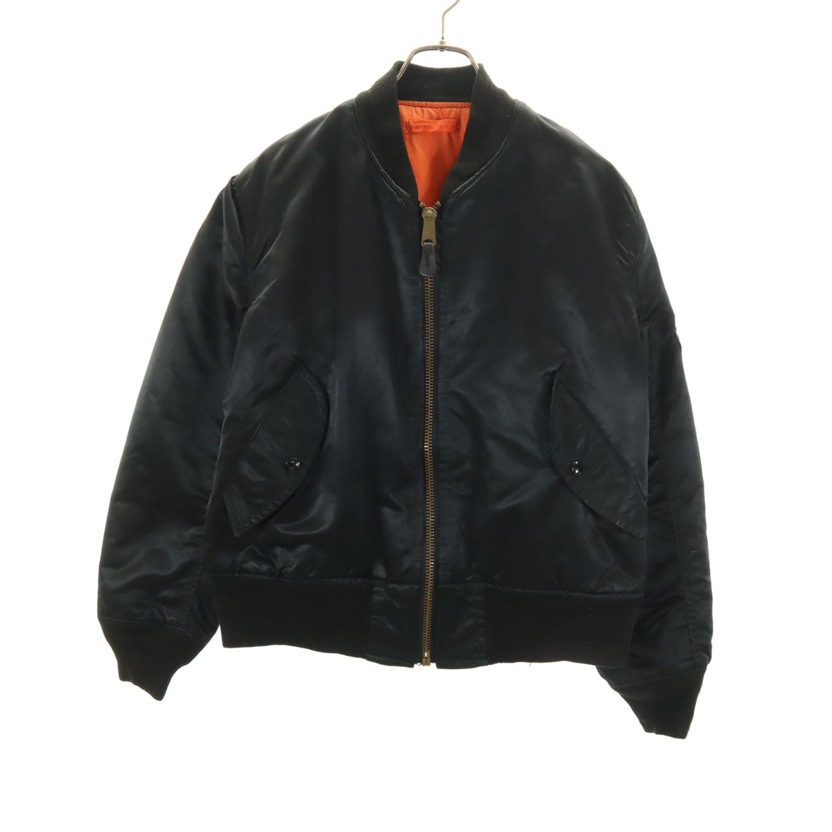 CORINTH コリンス USA製 MA-1 フライトジャケット M ブラック 中綿 ミリタリー メンズ
